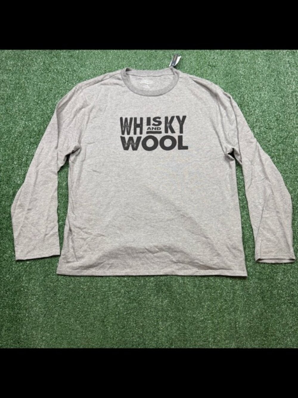 Pendleton Whisky And Wool T Shirt Mens Size Gray Long Sleeve